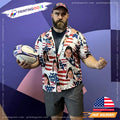 Ilona Maher USA Rugby Olympic 2024 Hawaiian - Adult & Kids T-Shirts, Sweatshirts & Hoodies apparel design preview 1