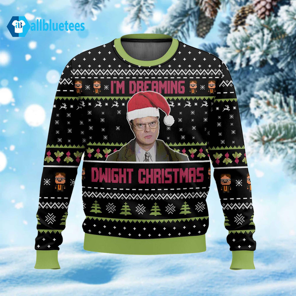 I’m Dreaming Dwight Ugly Christmas Sweater - Holiday Gift product image