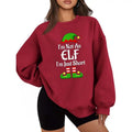 Im Not Elf Funny Casual Street Fleece Tops Perfect - Adult & Kids T-Shirts, Sweatshirts & Hoodies apparel design preview 1