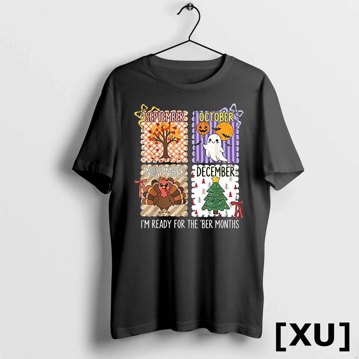 Im Ready For The Ber Months Halloween Thanksgiving - Adult & Kids T-Shirts, Sweatshirts & Hoodies apparel design preview 1