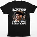 Imagine If Ninja Got Low Taper Fade - Adult & Kids T-Shirts, Sweatshirts & Hoodies apparel design preview 1