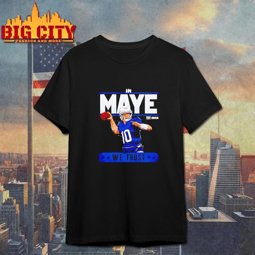 In Drake Maye New England Trust - Adult & Kids T-Shirts, Sweatshirts & Hoodies apparel design preview 1