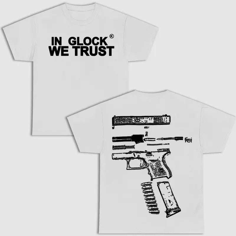 Glock We Trust Double Sided - Adult & Kids T-Shirts, Sweatshirts & Hoodies apparel design preview 1