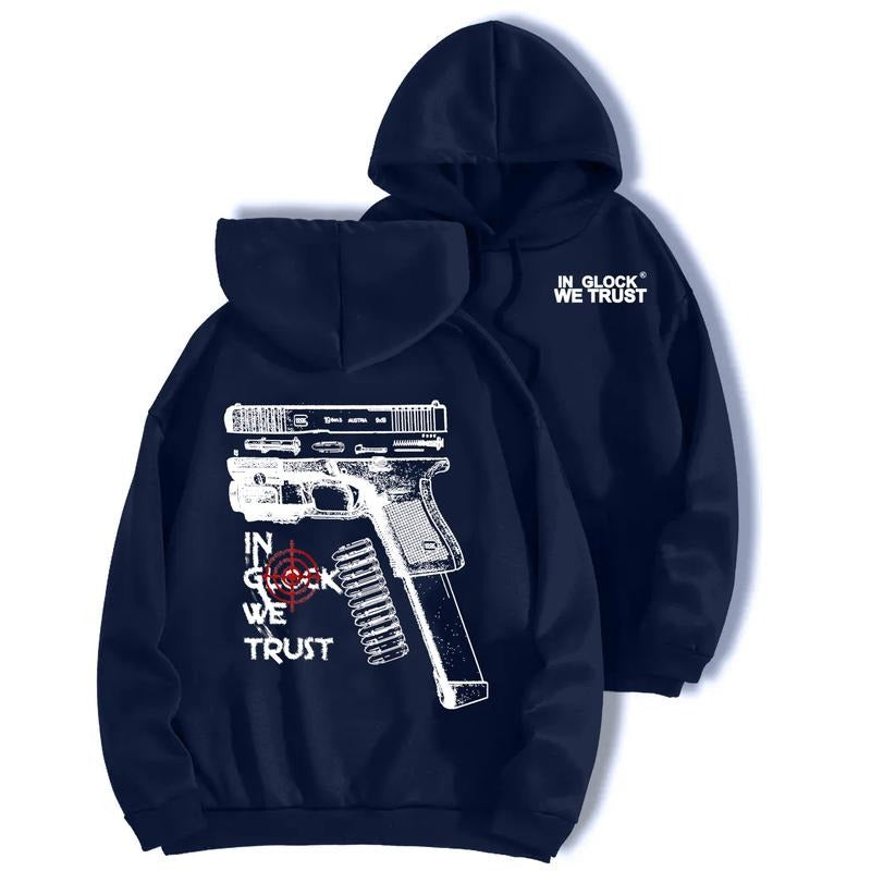 Glock We Trust Womenswear Classic Hooded - Adult & Kids T-Shirts, Sweatshirts & Hoodies apparel design preview 1