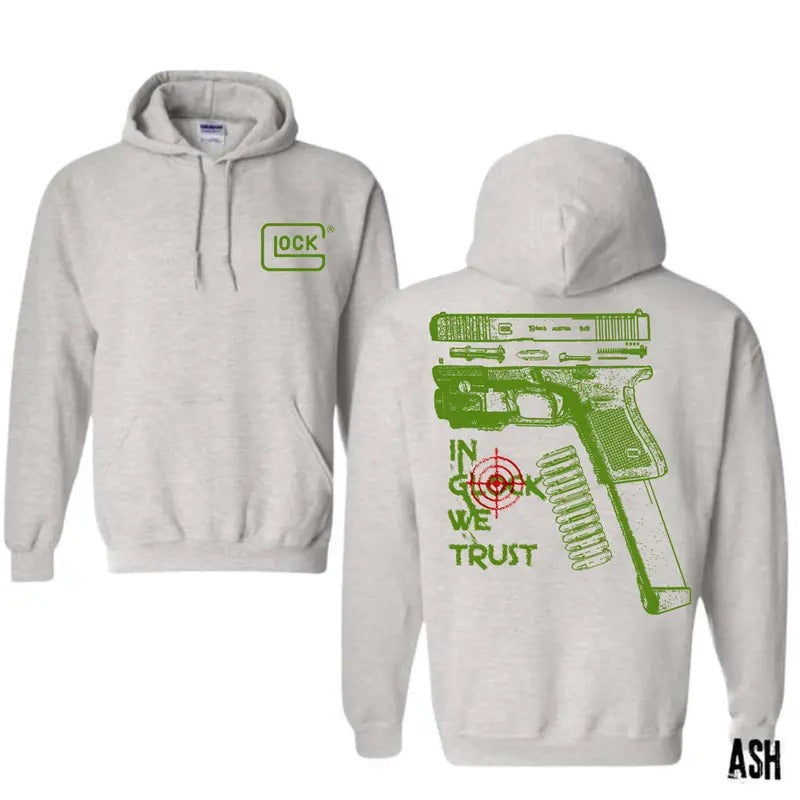 Glock We Trust Standard Size Ash Multicolor Classic - Adult & Kids T-Shirts, Sweatshirts & Hoodies apparel design preview 1