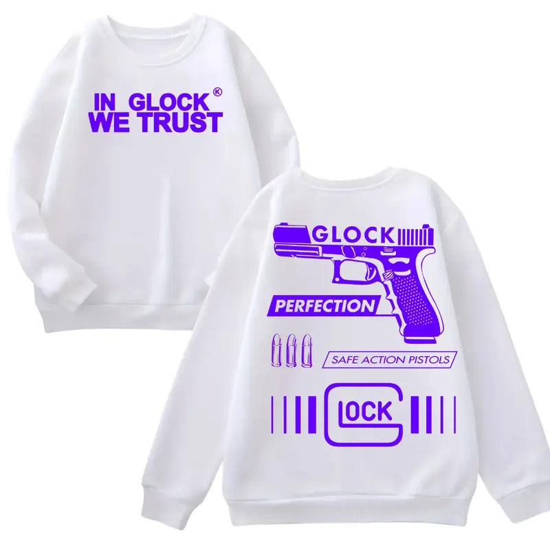 Glock We Trust Classic Fit Menswear Casual Party - Adult & Kids T-Shirts, Sweatshirts & Hoodies apparel design preview 1
