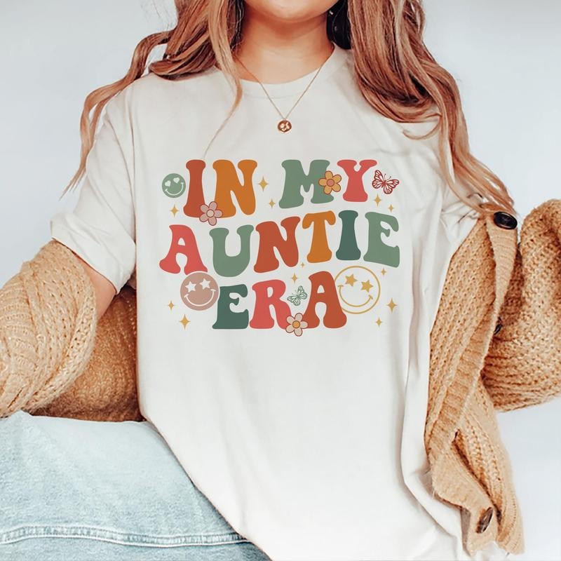 My Auntie Era Aunt Printed Aunts Sister Cute Groovy - Adult & Kids T-Shirts, Sweatshirts & Hoodies apparel design preview 1
