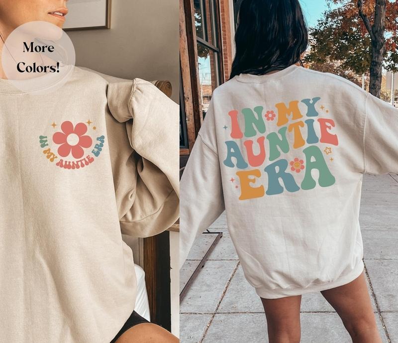 My Auntie Era Sweathirt Aunt Cool New Anut Aunts Club - Adult & Kids T-Shirts, Sweatshirts & Hoodies apparel design preview 1
