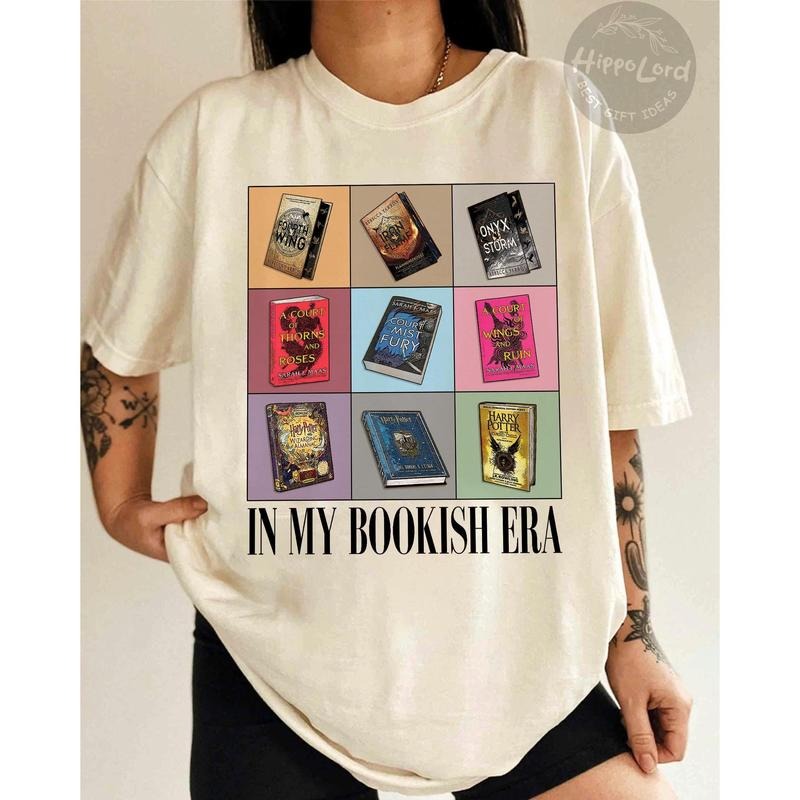 My Bookish Era Favorite Books Book Tour Lover - Adult & Kids T-Shirts, Sweatshirts & Hoodies apparel design preview 1