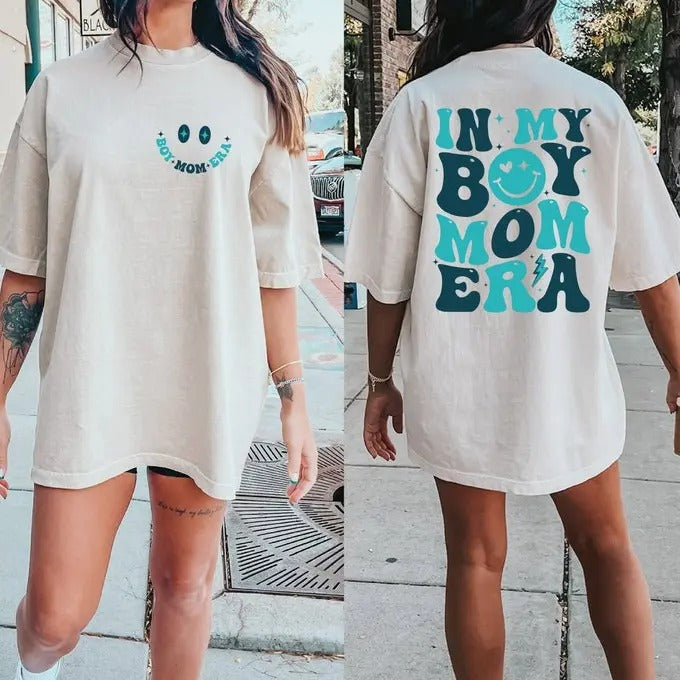 My Boy Mom Era Breathable Casual Comfort Comfortable - Adult & Kids T-Shirts, Sweatshirts & Hoodies apparel design preview 1