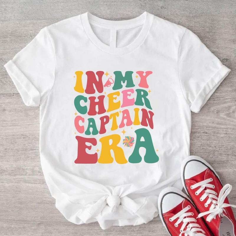 My Cheer Captain Era Cheering Leader Matching Squad - Adult & Kids T-Shirts, Sweatshirts & Hoodies apparel design preview 1