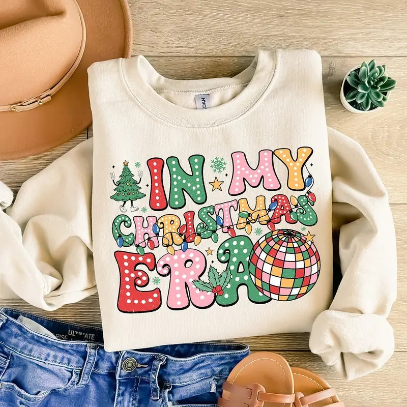 My Era Retro Doodle Dots Sublimation Merry Vintage - Adult & Kids T-Shirts, Sweatshirts & Hoodies apparel design preview 1