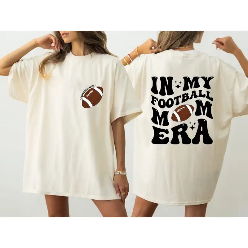 My Football Mom Era Retro - Adult & Kids T-Shirts, Sweatshirts & Hoodies apparel design preview 1