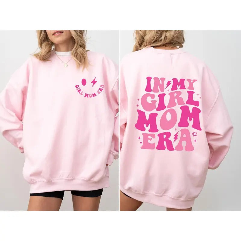 My Girl Mom Era Mama Comfort Colors Club New Gender - Adult & Kids T-Shirts, Sweatshirts & Hoodies apparel design preview 1