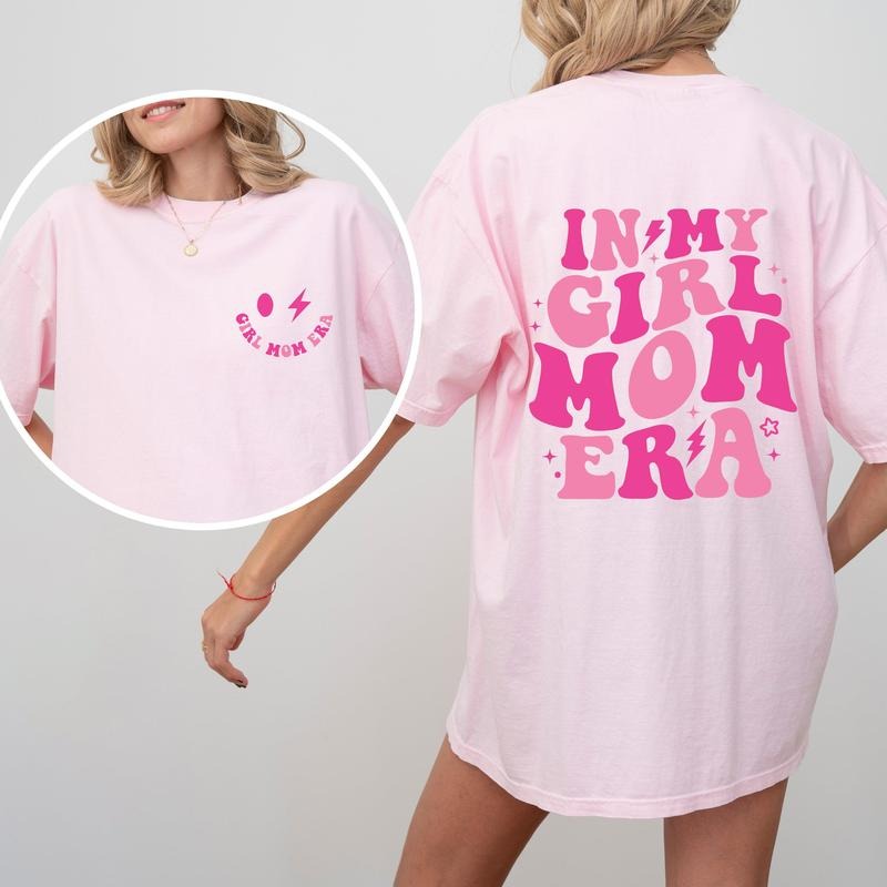 My Girl Mom Era Mama Mother Comfort Colors Crew Neck - Adult & Kids T-Shirts, Sweatshirts & Hoodies apparel design preview 1