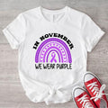 November We Purple Prematurity Awareness Preemie - Adult & Kids T-Shirts, Sweatshirts & Hoodies apparel design preview 1
