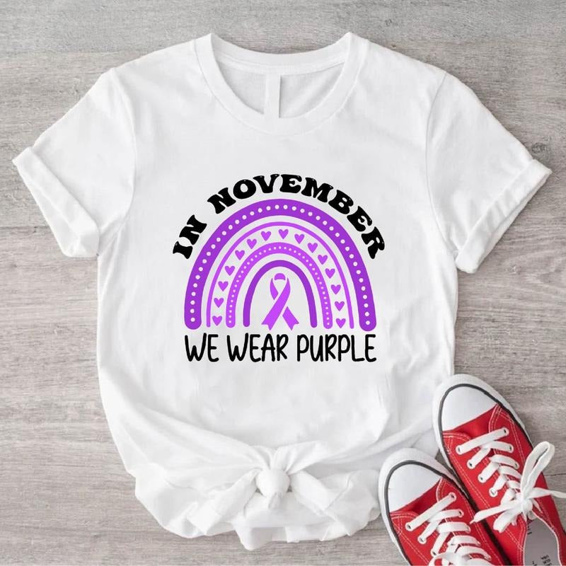 November We Purple Prematurity Awareness Preemie - Adult & Kids T-Shirts, Sweatshirts & Hoodies apparel design preview 1