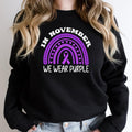 November We Purple Prematurity Awareness Preemie - Adult & Kids T-Shirts, Sweatshirts & Hoodies apparel design preview 1
