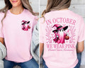 October We Pink Ghost Halloween Breast Cancer - Adult & Kids T-Shirts, Sweatshirts & Hoodies apparel design preview 1