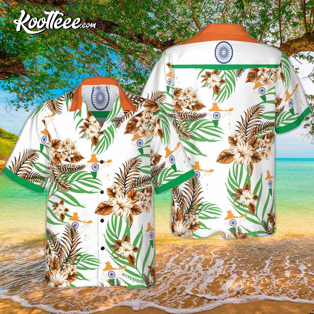 India Proud Hawaiian - Adult & Kids T-Shirts, Sweatshirts & Hoodies apparel design preview 1
