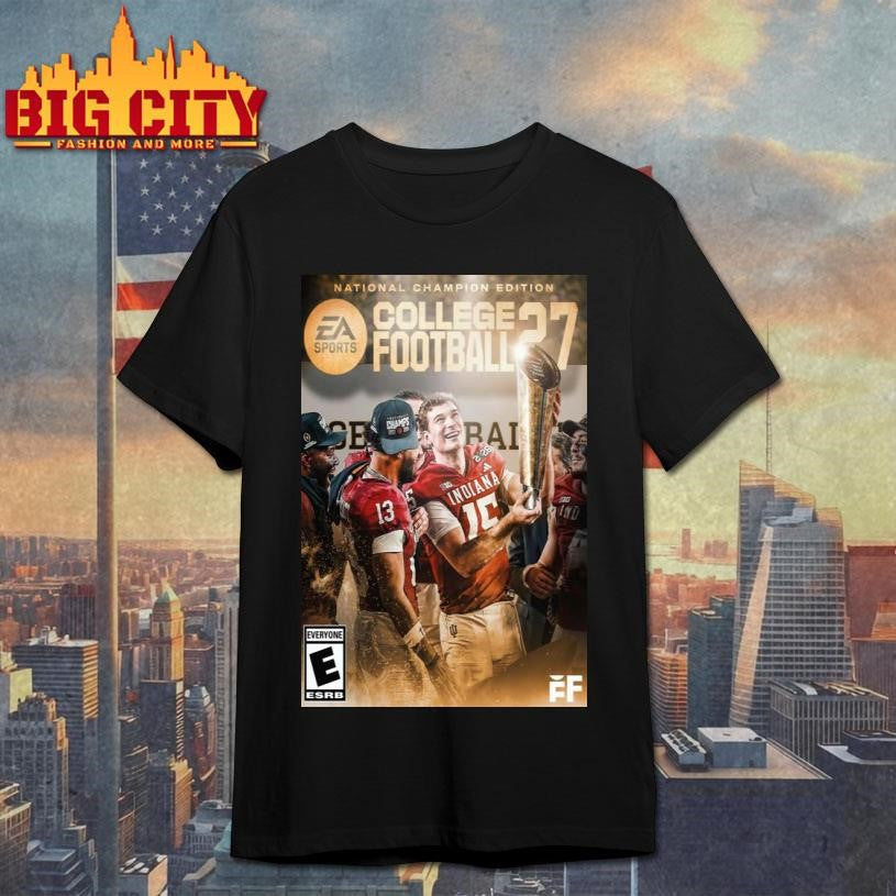 Indiana Football EA College 27 National Champion - Adult & Kids T-Shirts, Sweatshirts & Hoodies apparel design preview 1