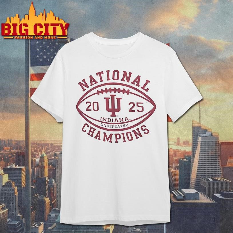 Indiana Football National Champions Undefeated 2025 - Adult & Kids T-Shirts, Sweatshirts & Hoodies apparel design preview 1