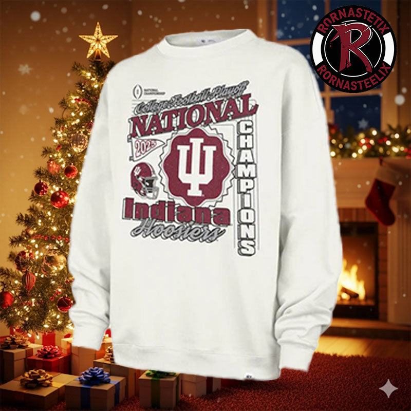 Indiana Hoosiers National Champions College Football Playoffs Unisex Graphic Sweater - Gift for Sports & Hobby Fans product image
