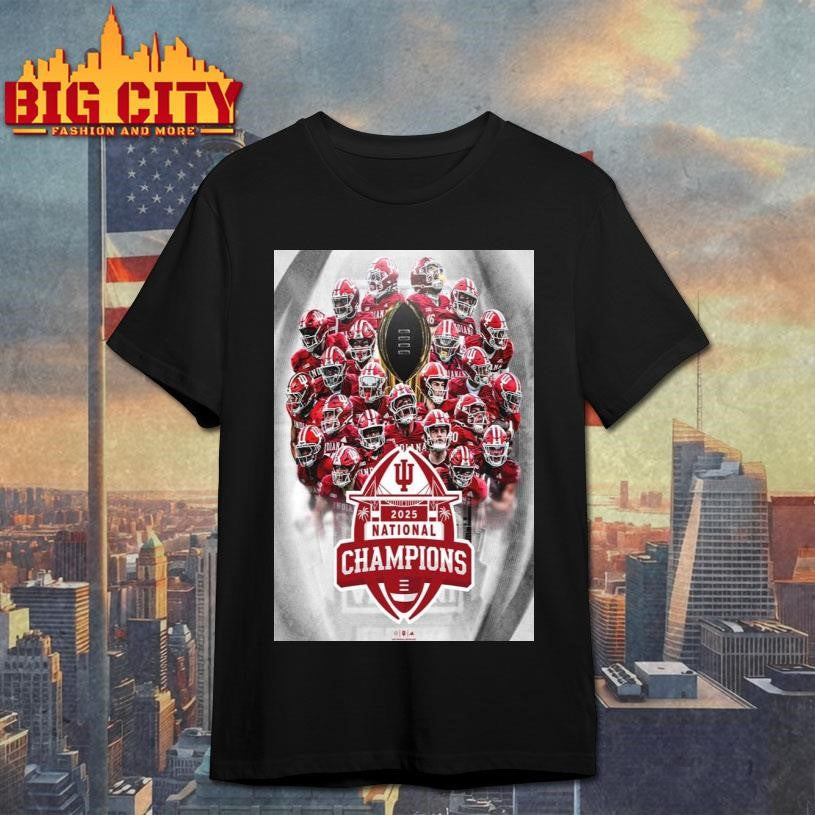 Indiana National Champions 2026 Poster - Adult & Kids T-Shirts, Sweatshirts & Hoodies apparel design preview 1