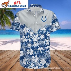 Indianapolis Colts Beachside Serene Tropical Palms - Adult & Kids T-Shirts, Sweatshirts & Hoodies apparel design preview 1