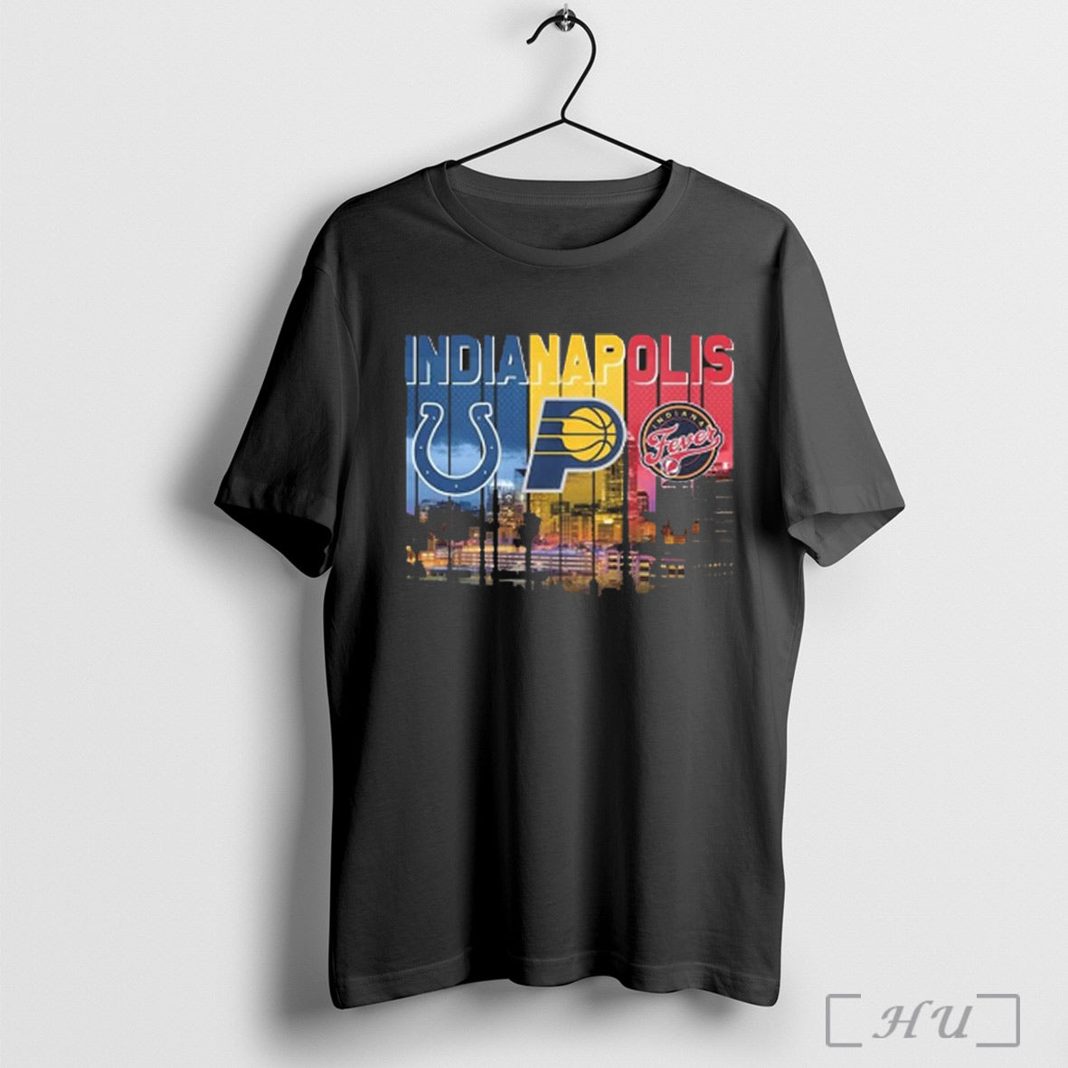 Indianapolis Sports Team Skyline Colts Pacers And - Adult & Kids T-Shirts, Sweatshirts & Hoodies apparel design preview 1