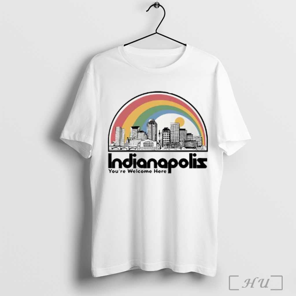 Indianapolis Youre Welcome Here - Adult & Kids T-Shirts, Sweatshirts & Hoodies apparel design preview 1