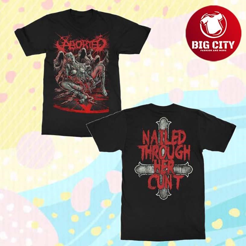 Indiemerchstore Aborted Nailed Two Sided - Adult & Kids T-Shirts, Sweatshirts & Hoodies apparel design preview 1