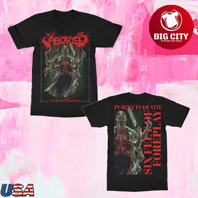 Indiemerchstore Aborted The Necrotic Manifesto Two - Adult & Kids T-Shirts, Sweatshirts & Hoodies apparel design preview 1