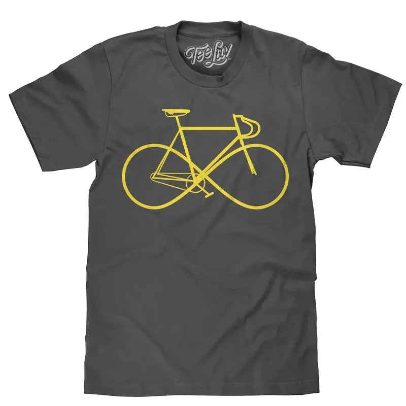 Infinity Sign Bicycle Gray - Adult & Kids T-Shirts, Sweatshirts & Hoodies apparel design preview 1