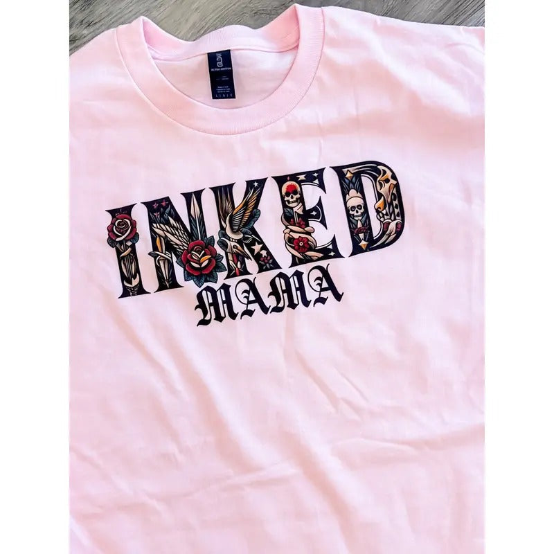 Inked Mama Top - Adult & Kids T-Shirts, Sweatshirts & Hoodies apparel design preview 1