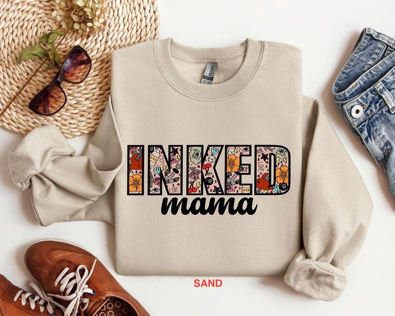 Inked Mama Happy Tattoo Best Price - Adult & Kids T-Shirts, Sweatshirts & Hoodies apparel design preview 1