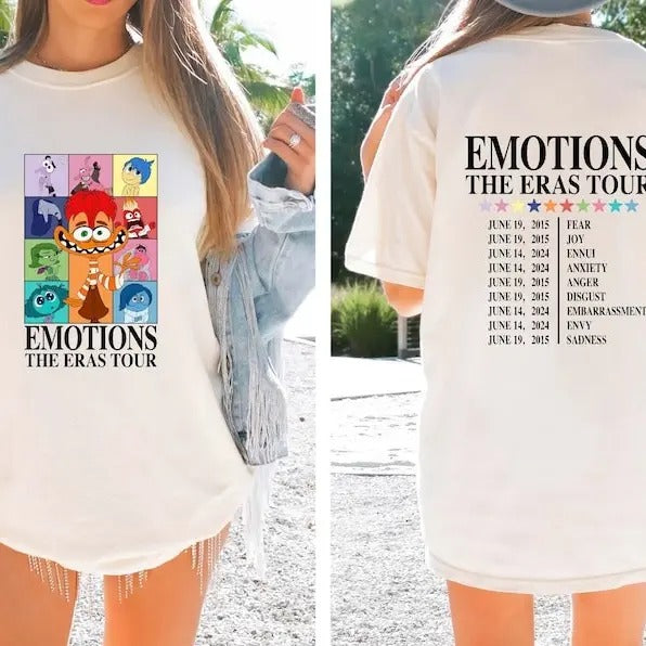 Inside Out 'S Okay Feel All Feels Mental Health - Adult & Kids T-Shirts, Sweatshirts & Hoodies apparel design preview 1