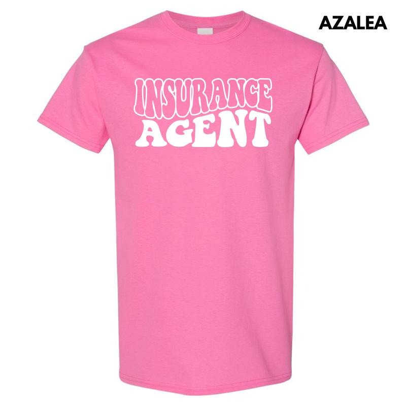 Insurance Agent Bubble Letter Gildan Short Sleeve - Adult & Kids T-Shirts, Sweatshirts & Hoodies apparel design preview 1