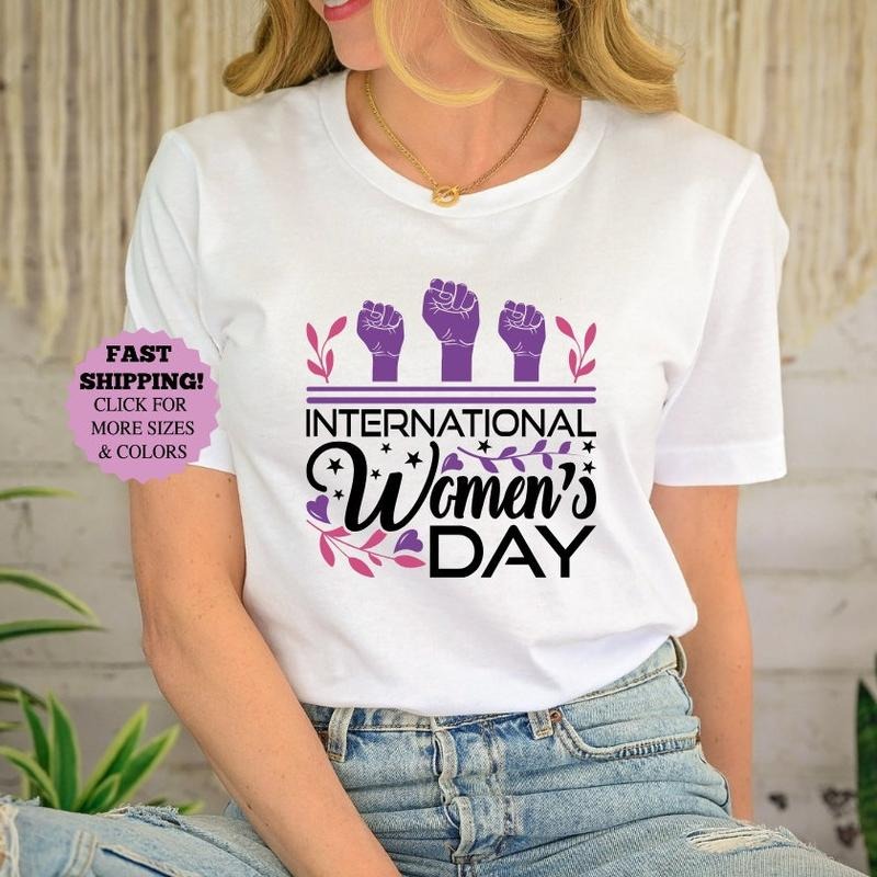 International Day DRG 2024 8 March Strong Embrace - Adult & Kids T-Shirts, Sweatshirts & Hoodies apparel design preview 1