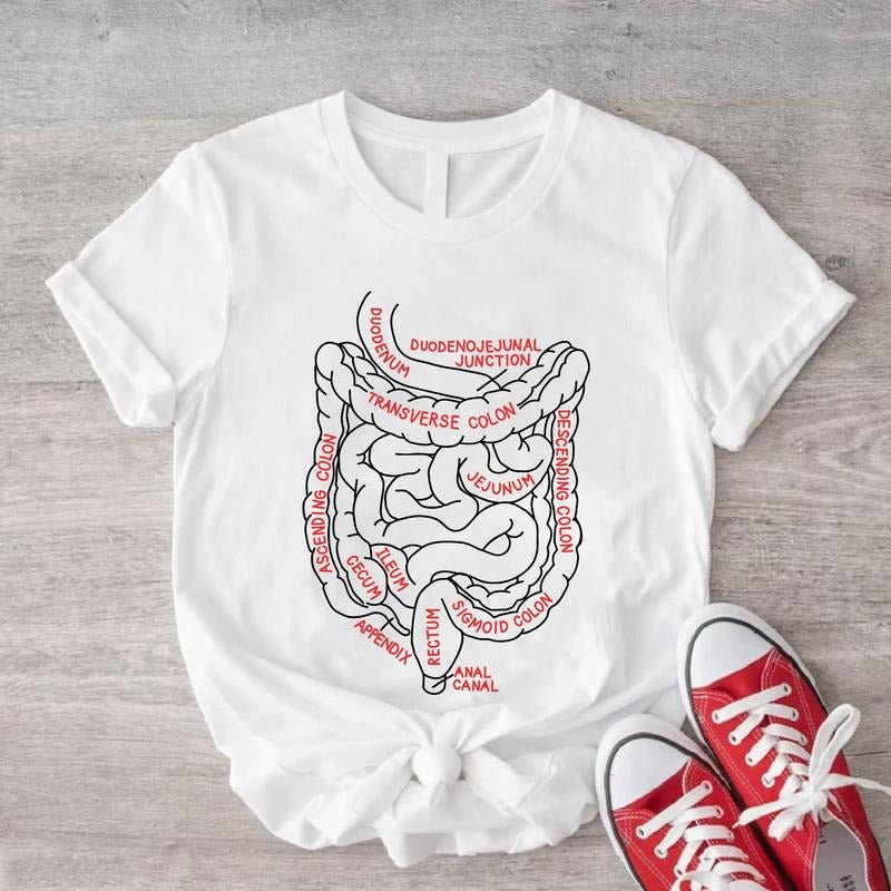 Intestines Anatomy Medical Student Intestinal - Adult & Kids T-Shirts, Sweatshirts & Hoodies apparel design preview 1