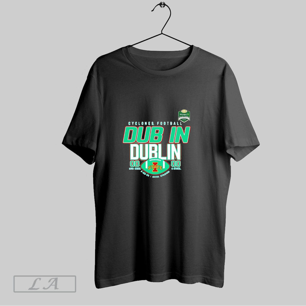 Iowa State Cyclones Football Dub In Dublin Score - Adult & Kids T-Shirts, Sweatshirts & Hoodies apparel design preview 1