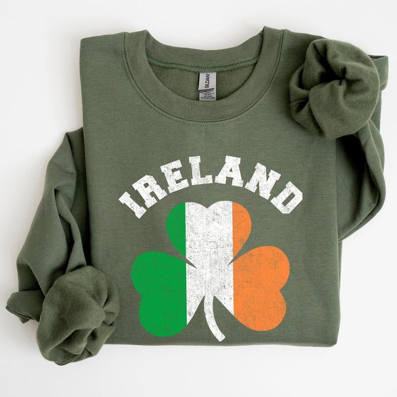 Ireland Shamrock Flag St Patrick'S Day - Adult & Kids T-Shirts, Sweatshirts & Hoodies apparel design preview 1