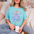 Iridescent Tree Comfort Colors 'NLB' - Adult & Kids T-Shirts, Sweatshirts & Hoodies apparel design preview 1