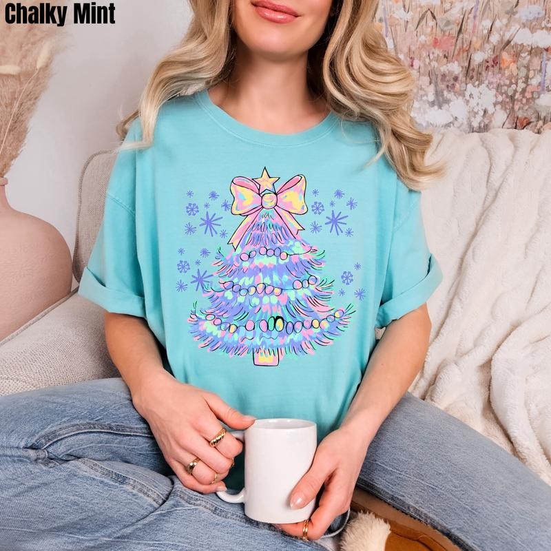 Iridescent Tree Comfort Colors 'NLB' - Adult & Kids T-Shirts, Sweatshirts & Hoodies apparel design preview 1