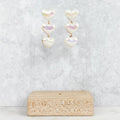 Iridescent Heart Trio Earrings - Adult & Kids T-Shirts, Sweatshirts & Hoodies apparel design preview 1