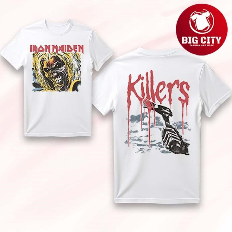 Iron Maiden Killers 45 Axe Two Sided - Adult & Kids T-Shirts, Sweatshirts & Hoodies apparel design preview 1