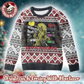 Iron Maiden Killers Album Cover Signature Eddie Holiday Ugly Christmas Sweater - Holiday Gift product image