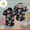 Iron Maiden Hawaiian Beach Short Monochrome Hibiscus - Adult & Kids T-Shirts, Sweatshirts & Hoodies apparel design preview 1