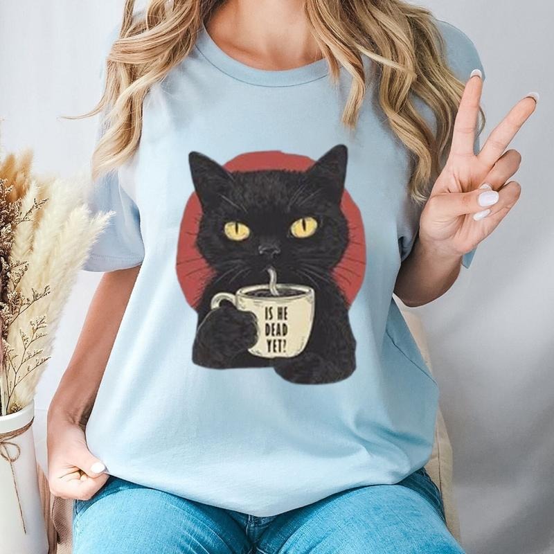 Is He Dead Yet Casual Crew Neck Short Sleeve Tops - Adult & Kids T-Shirts, Sweatshirts & Hoodies apparel design preview 1