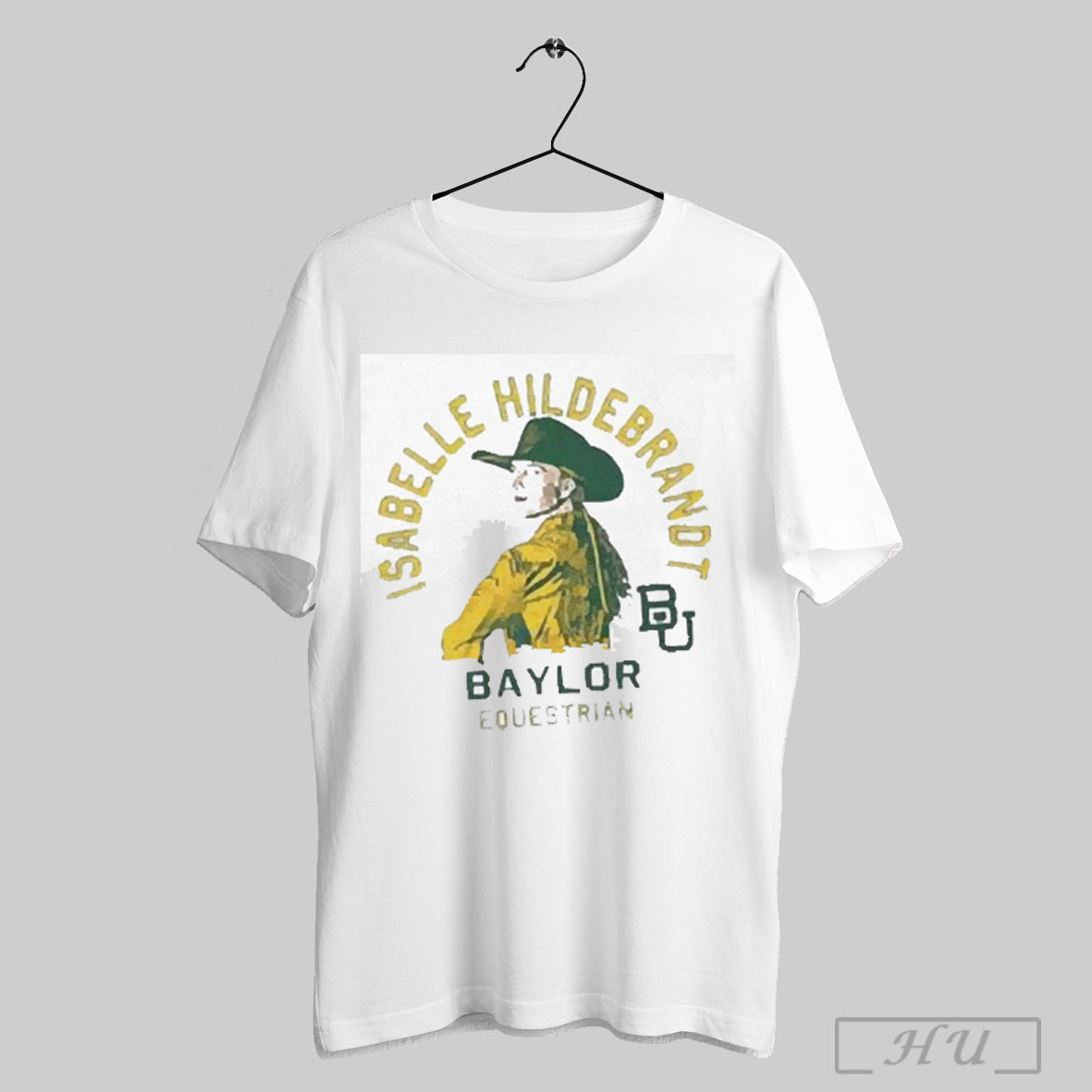 Isabelle Hildebrandt Baylor Bears Equestrian Catoon - Adult & Kids T-Shirts, Sweatshirts & Hoodies apparel design preview 1